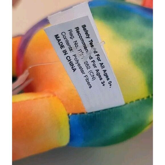 Garfield Paws Inc 2018 Multicolor Plush 9.5 in. Tie Dye Movie Toys NWOT - Picture 3 of 7